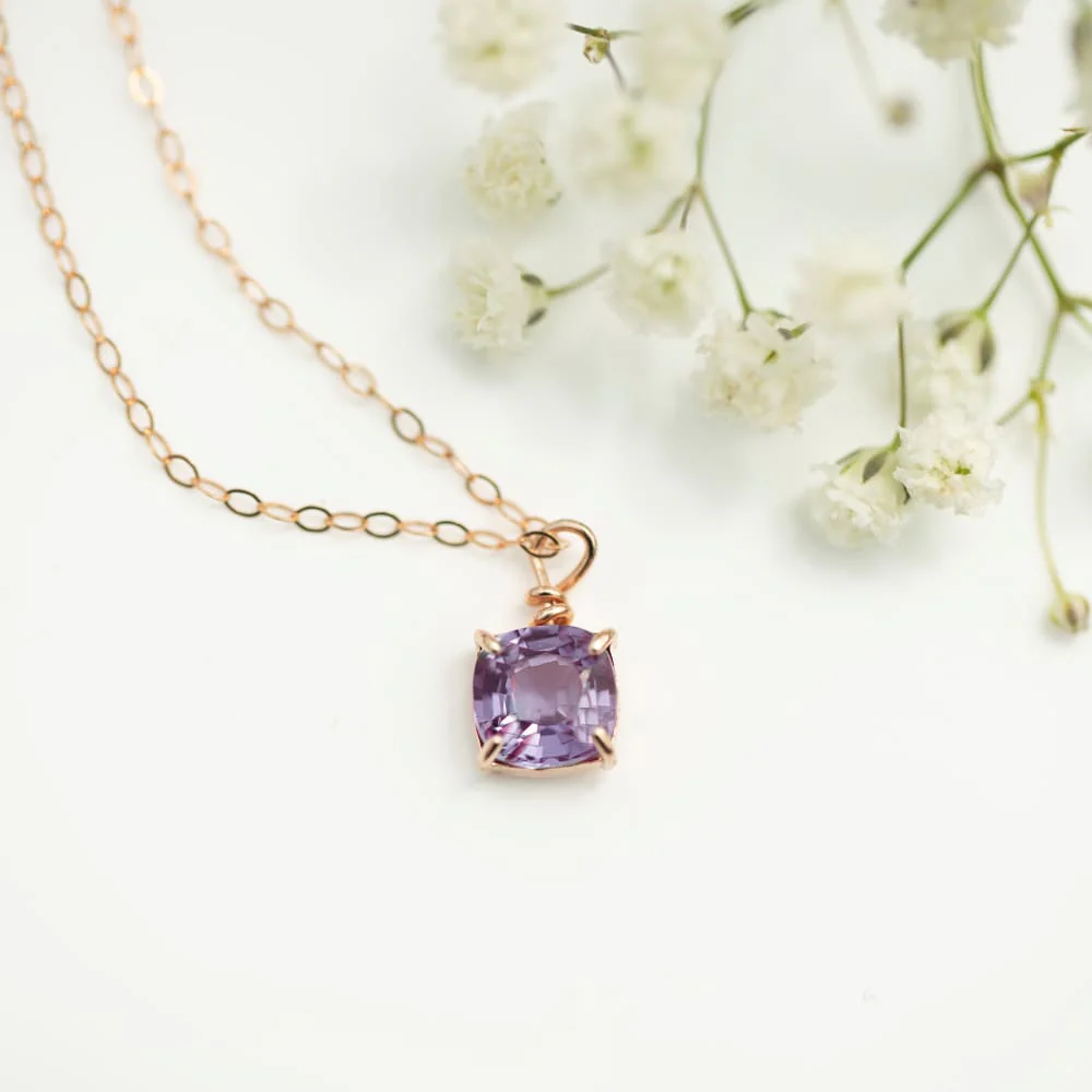 The Ashlynn - Brilliant Alexandrite Necklace - Image 4