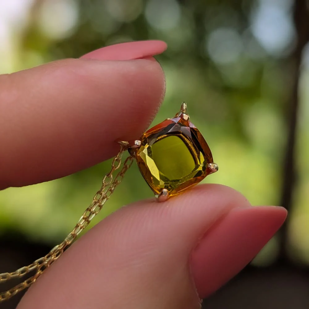 The Ashlynn - Natural Citrine Necklace - Image 10