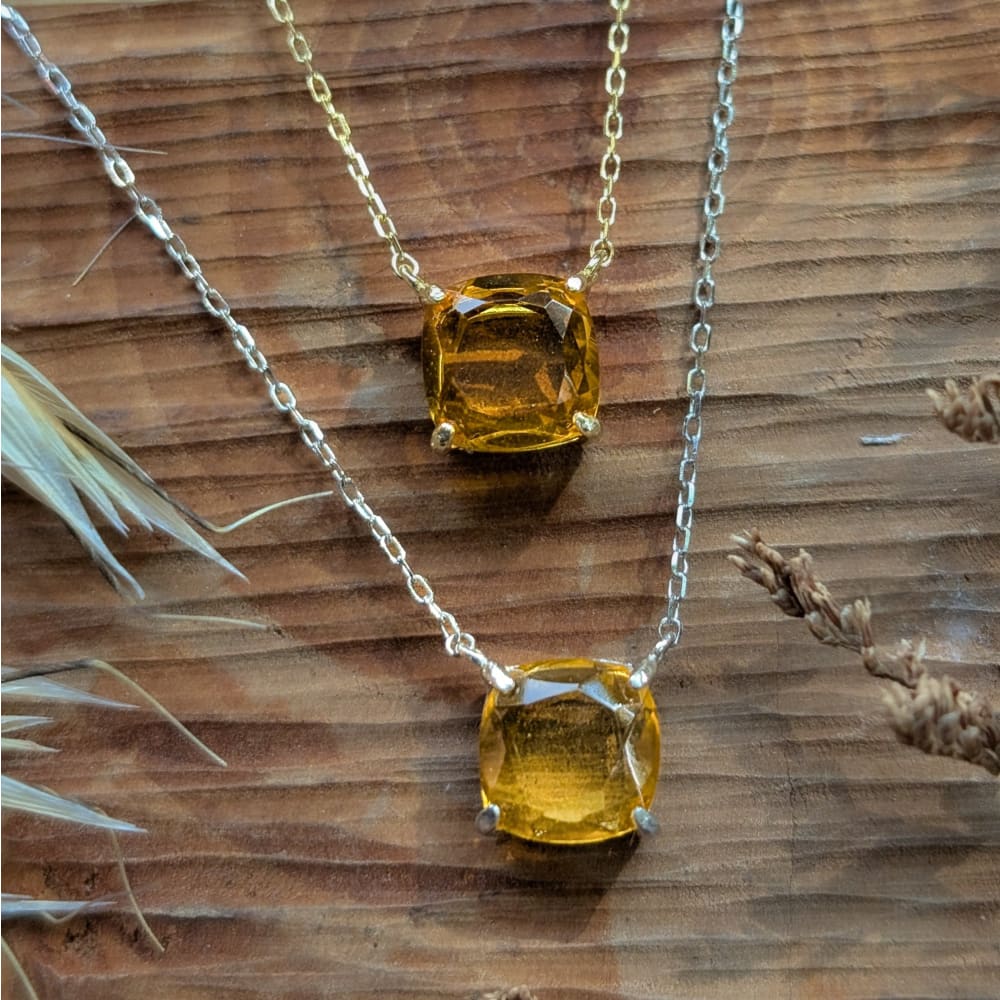 The Ashlynn - Natural Citrine Necklace - Image 14