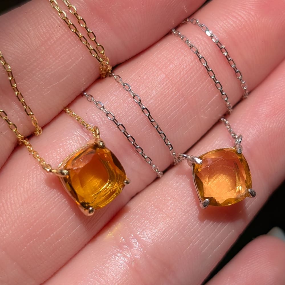 The Ashlynn - Natural Citrine Necklace - Image 15