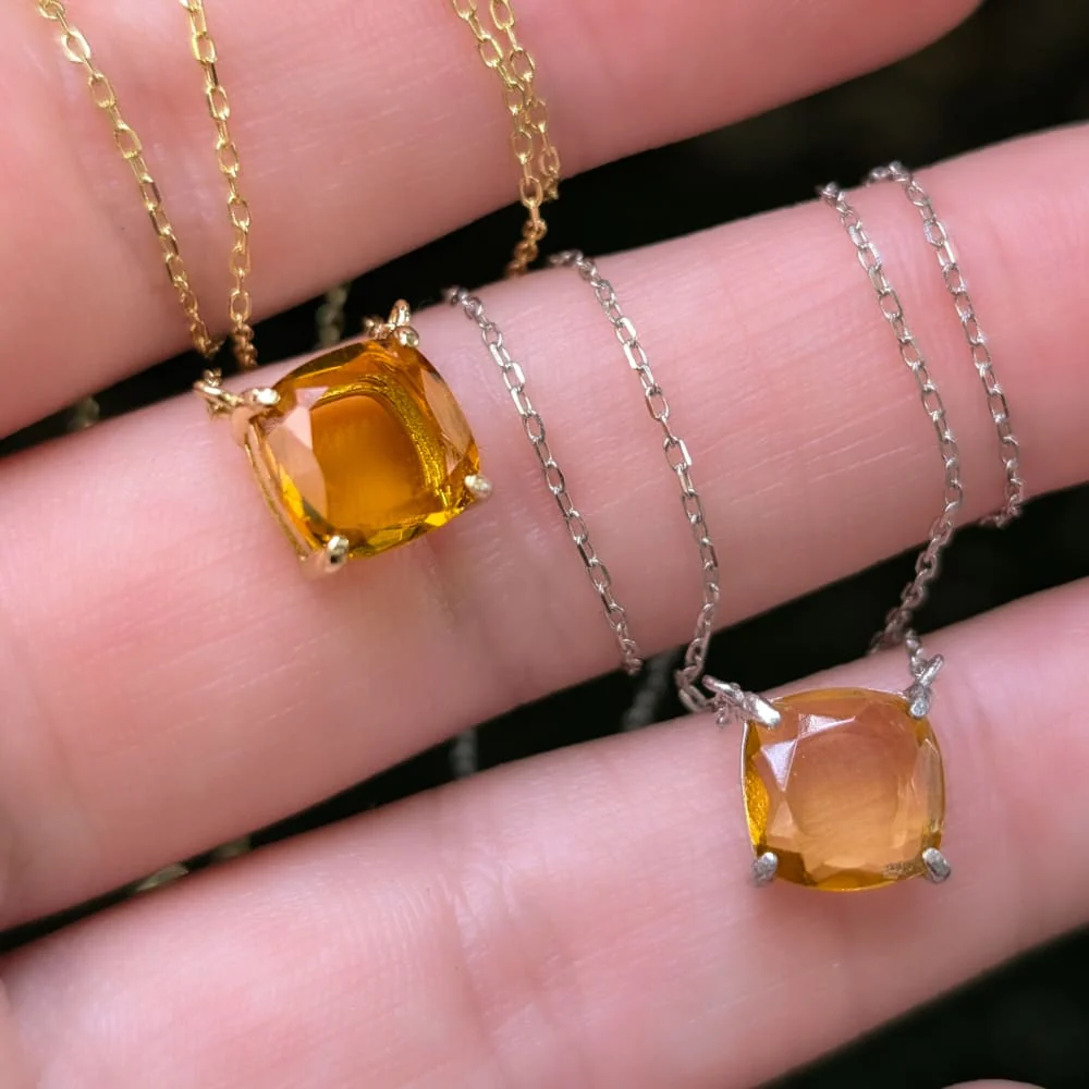 The Ashlynn - Natural Citrine Necklace - Image 16