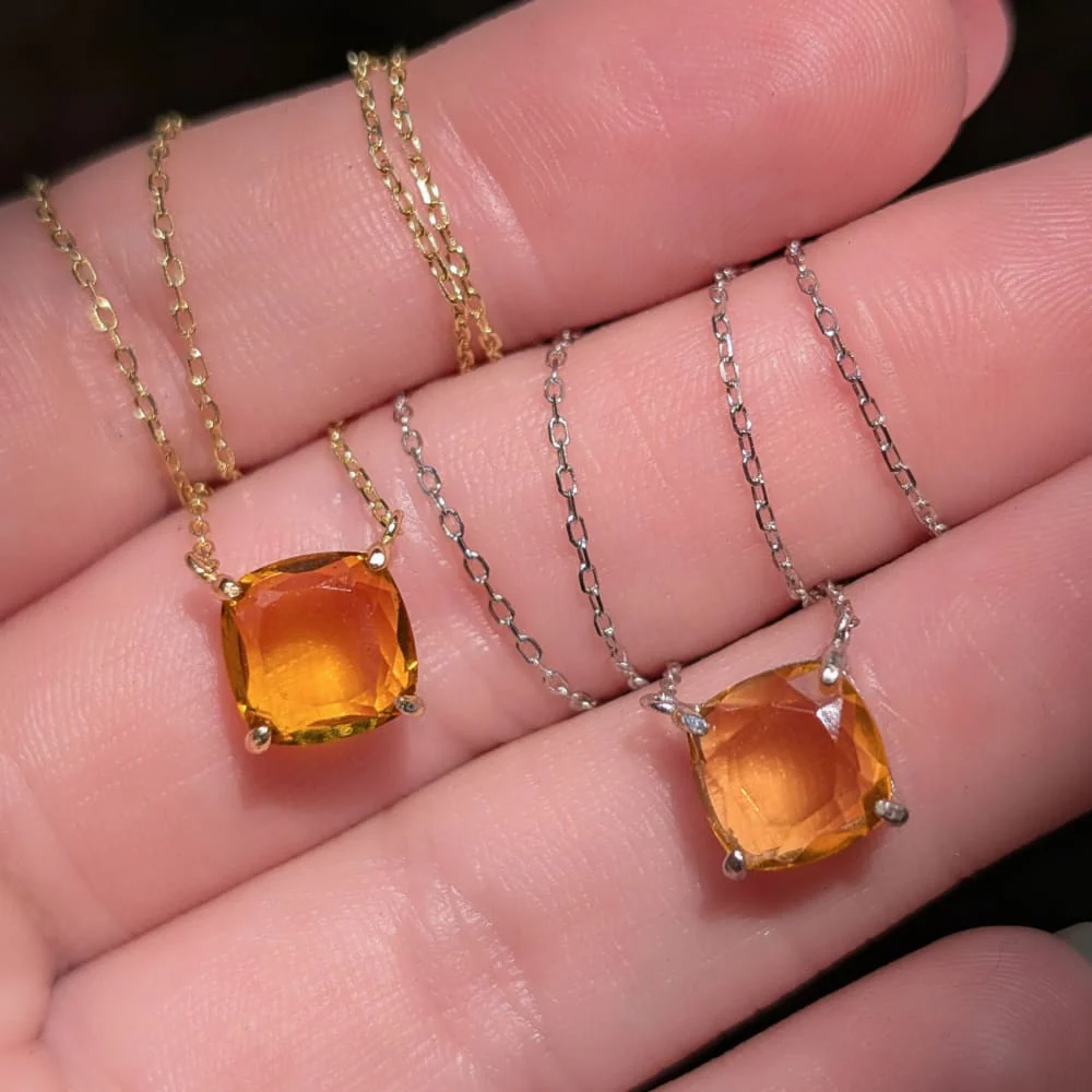 The Ashlynn - Natural Citrine Necklace - Image 5