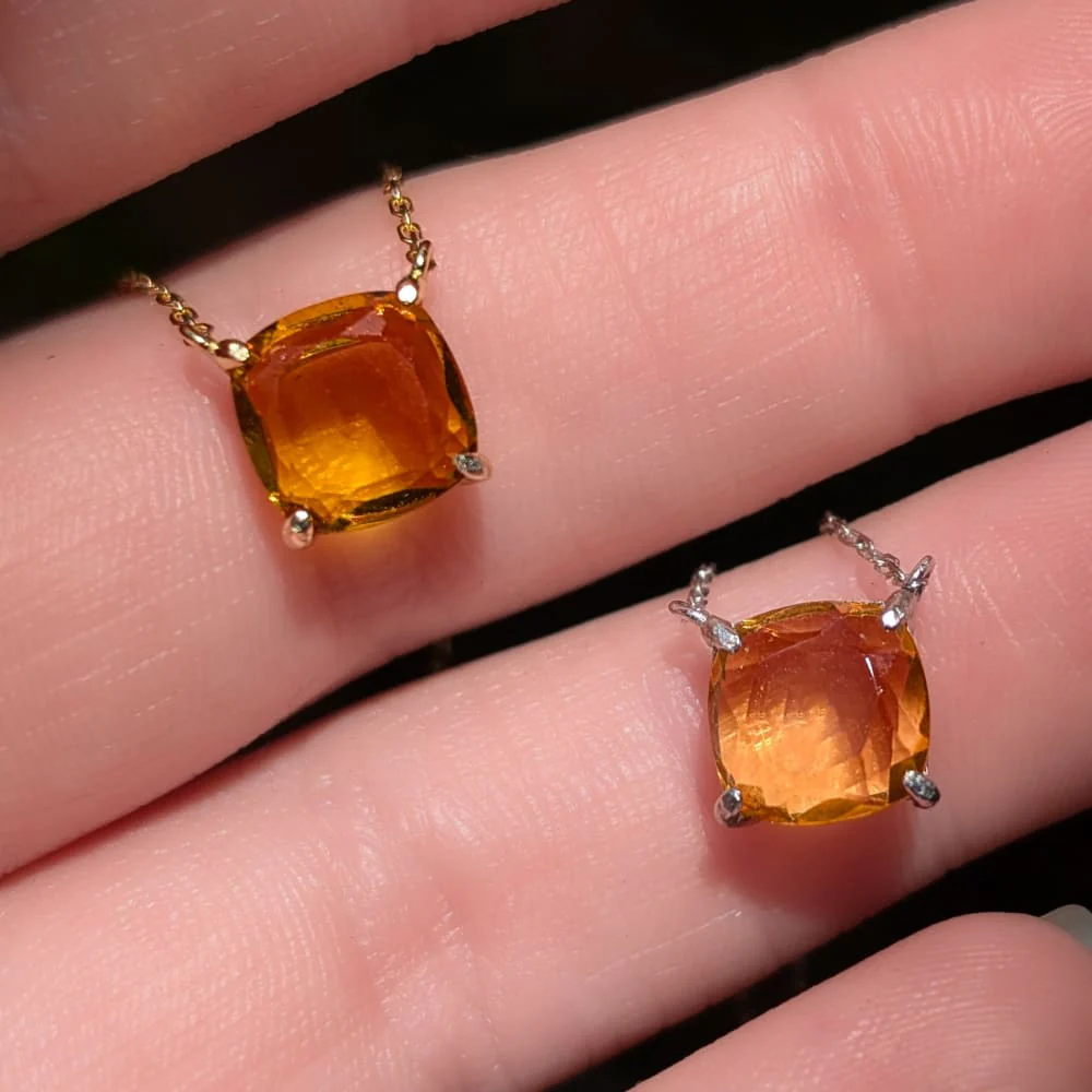 The Ashlynn - Natural Citrine Necklace - Image 6