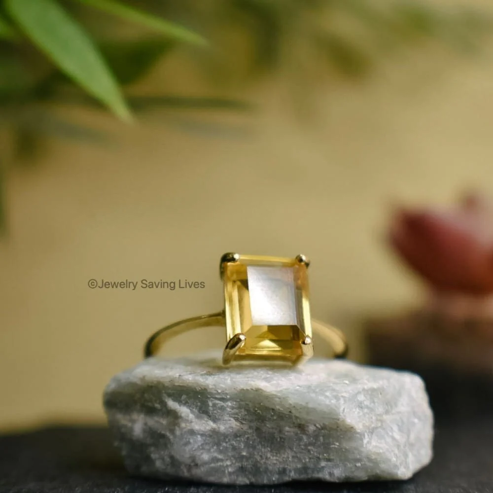 The Audrey- Citrine Ring - Image 4