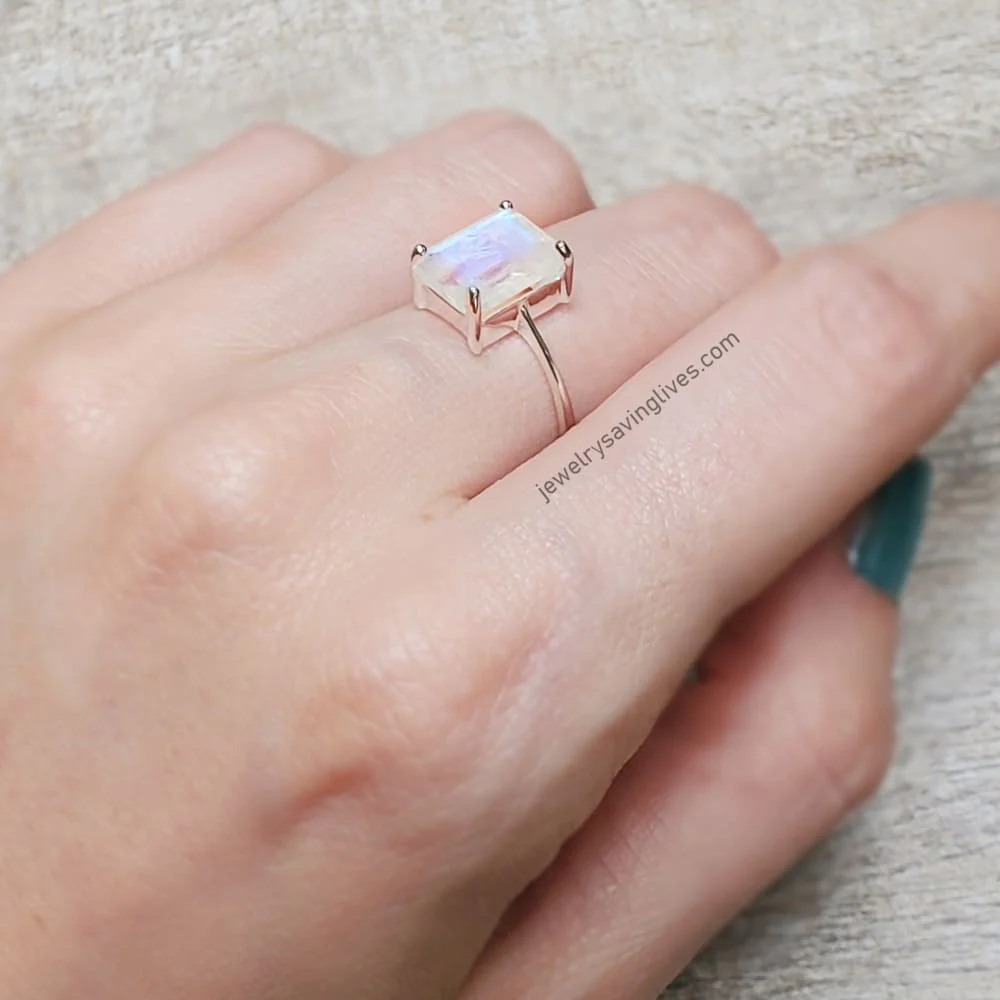 The Audrey- Natural Moonstone - Image 9