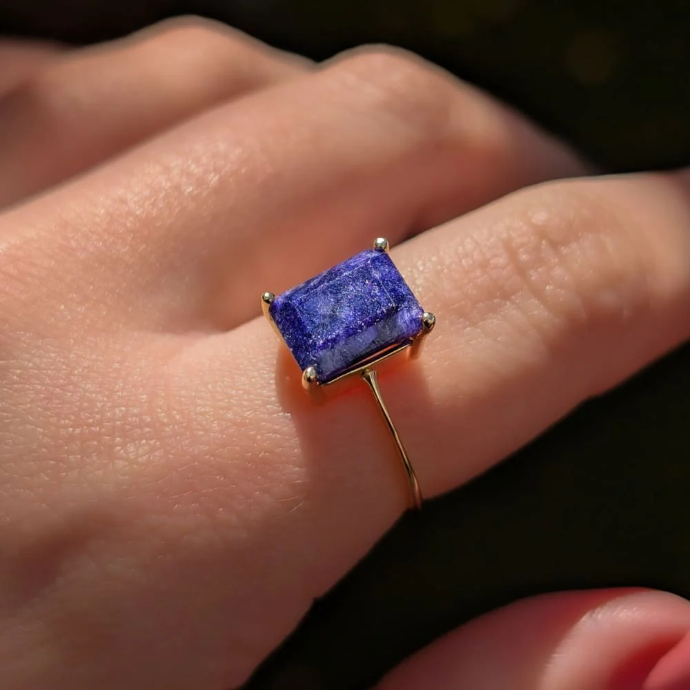The Audrey- Natural Sapphire - Image 2