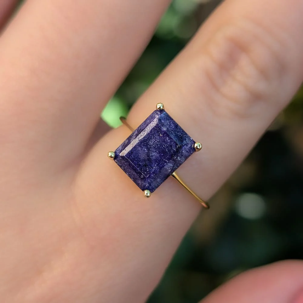 The Audrey- Natural Sapphire - Image 5