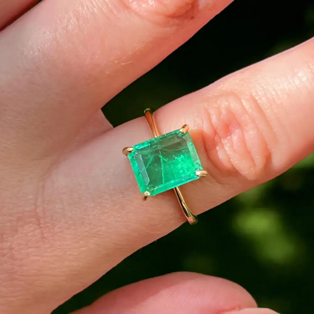 The Audrey- Raw Doublet Emerald - Image 8