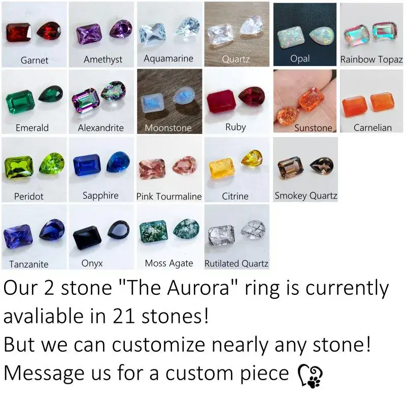 The Aurora - Custom Toi et Moi Ring - Image 5