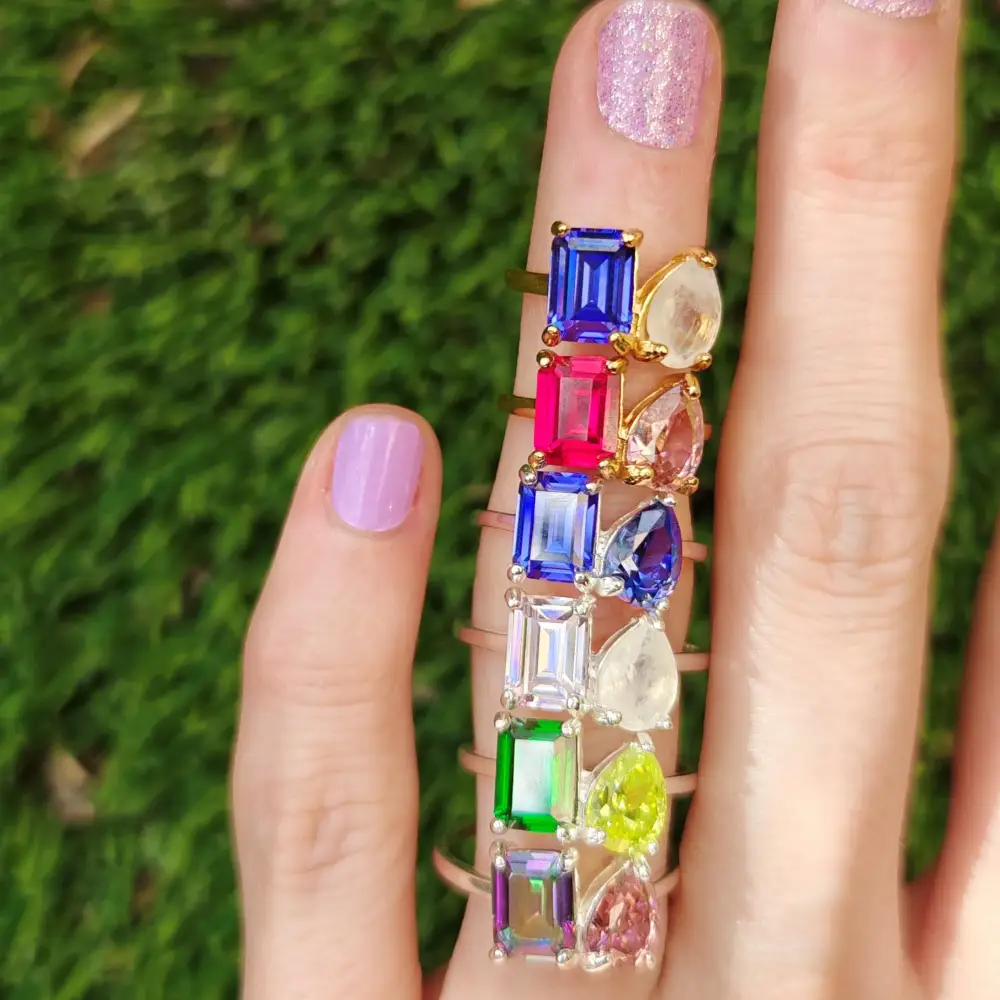 The Aurora - Custom Toi et Moi Ring - Image 6