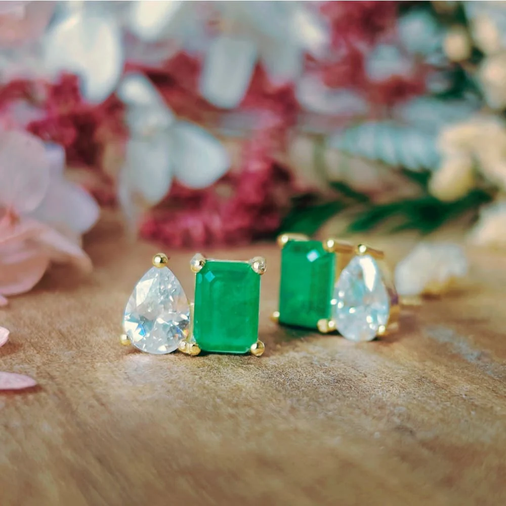 The Aurora - Custom Toi et Moi Earrings - Image 5