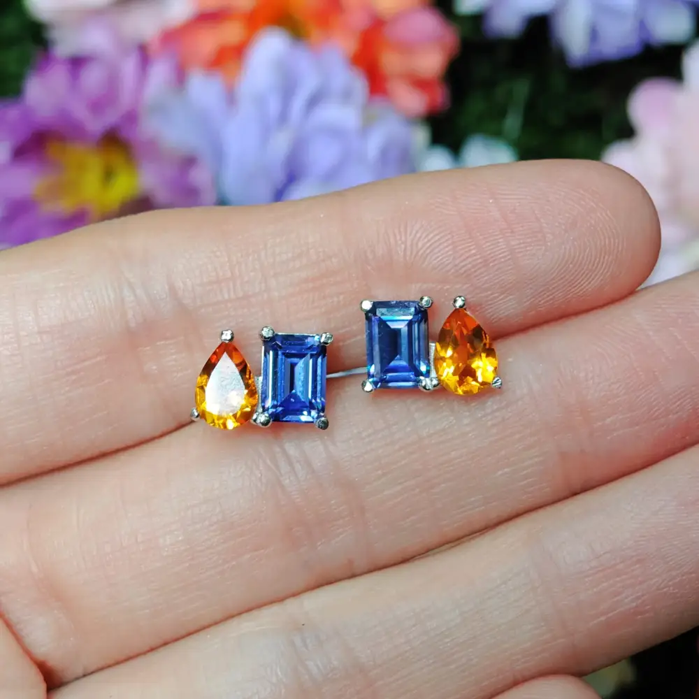 The Aurora - Custom Toi et Moi Earrings - Image 9