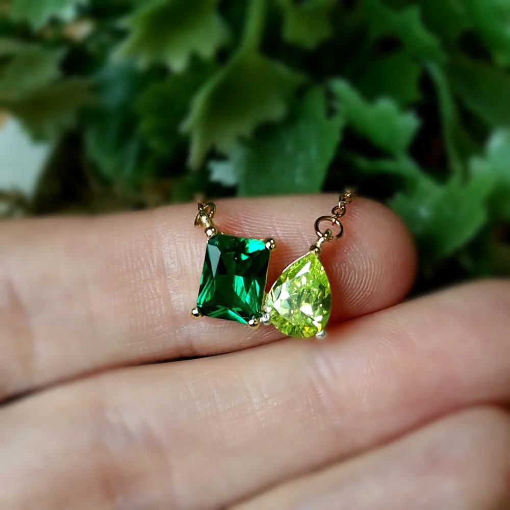 The Aurora - Custom Toi et Moi Necklace - Image 10