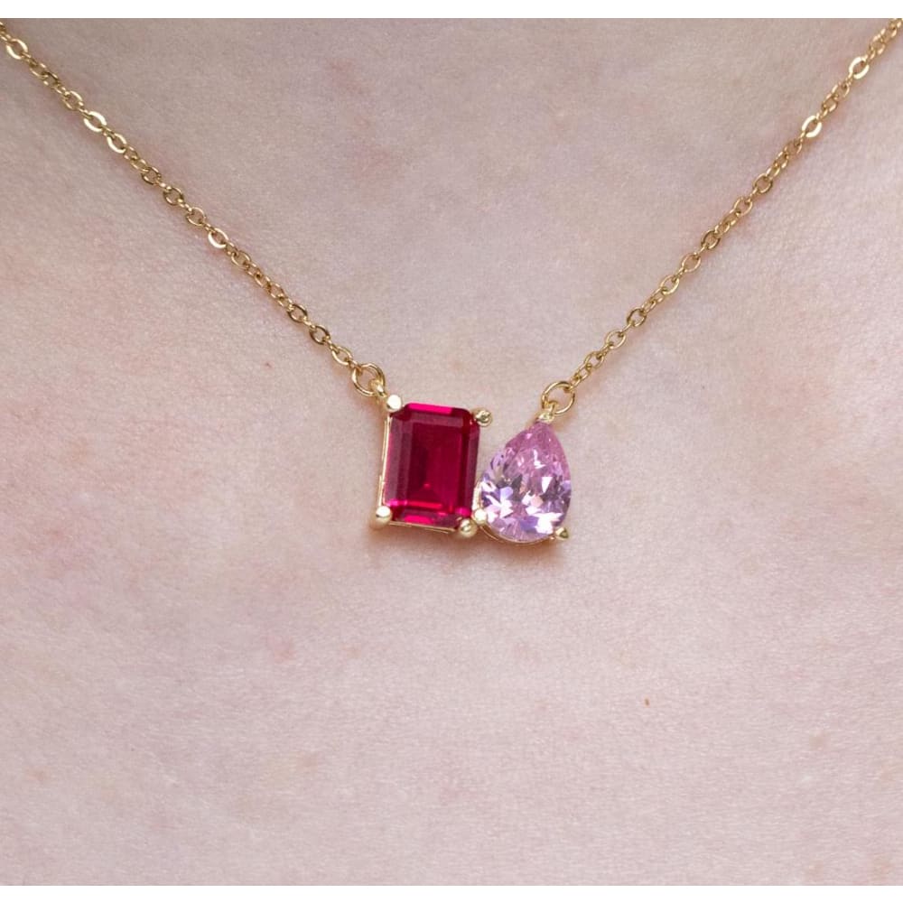 The Aurora - Custom Toi et Moi Necklace - Image 13