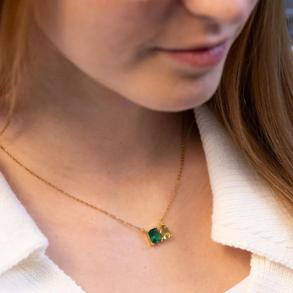 The Aurora - Custom Toi et Moi Necklace - Image 6