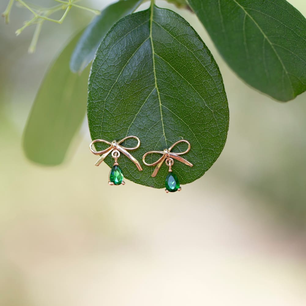 The Caroline - Casual - Custom Birthstone Earrings - Image 4