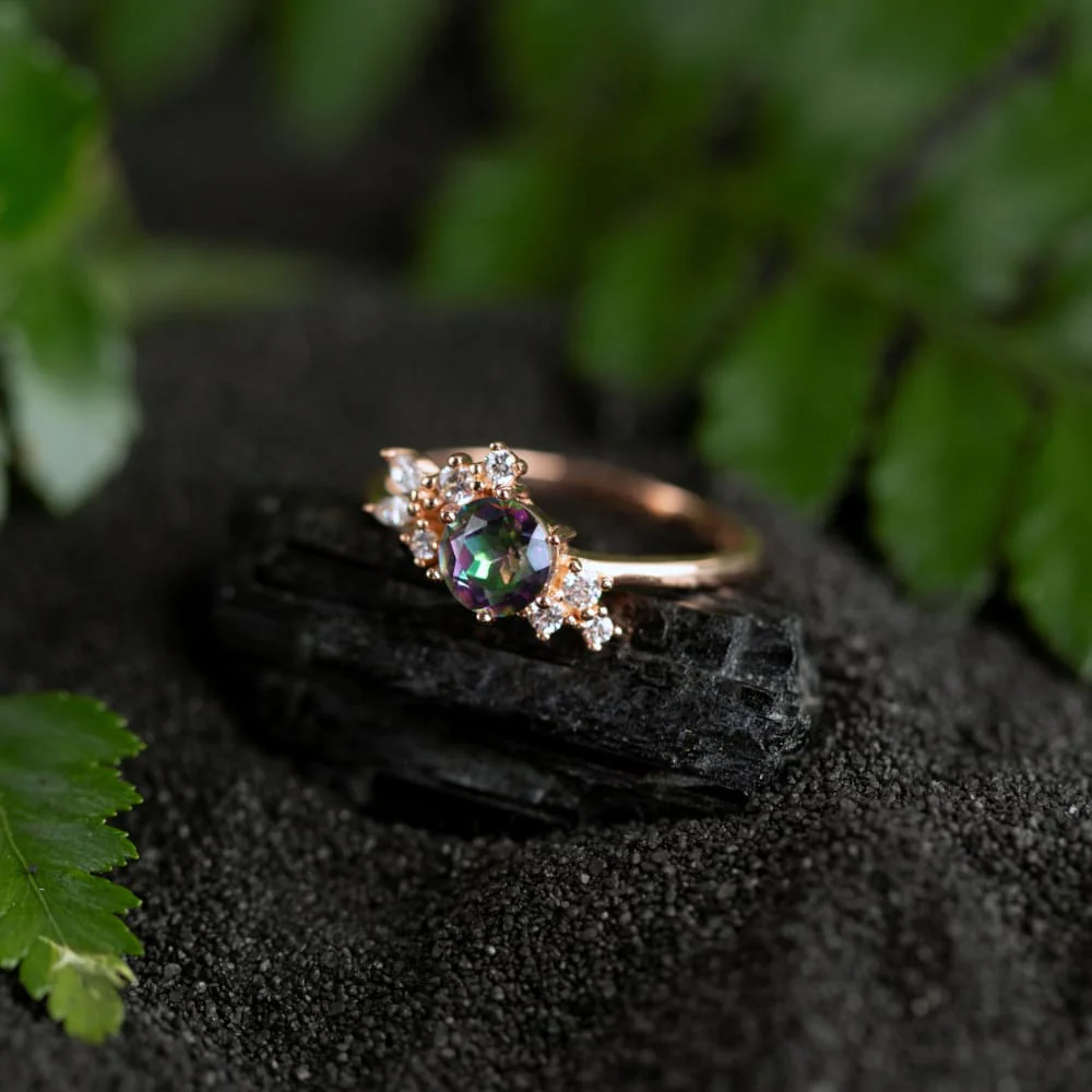 The Heirloom - Alexandrite Cluster Ring - Image 5