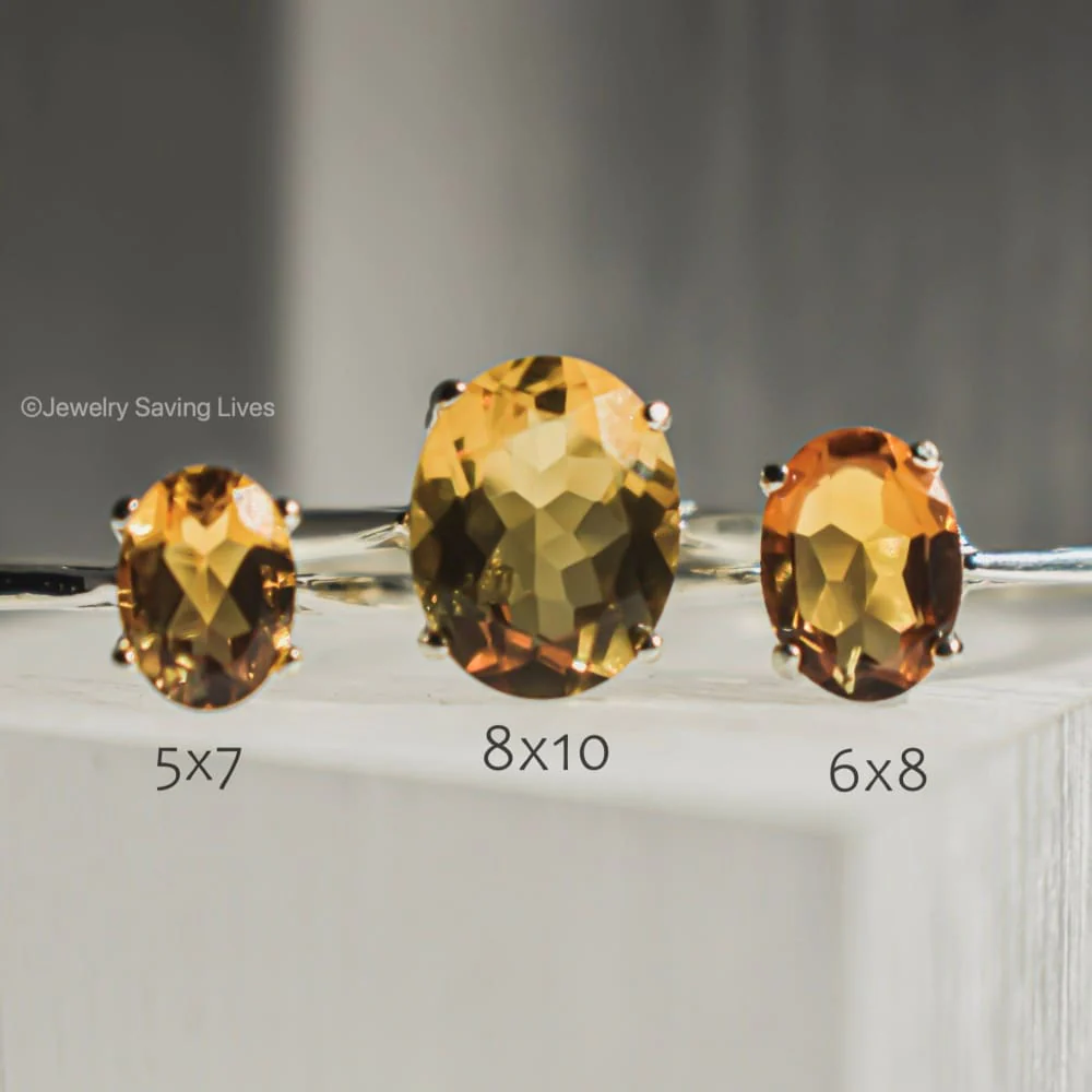 The Juliet- Natural Citrine - Image 4
