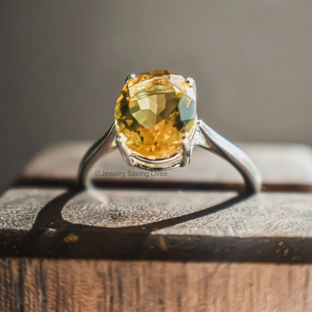 The Juliet- Natural Citrine - Image 8