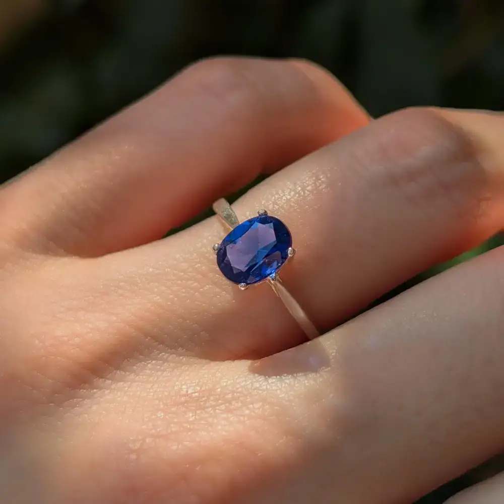 The Juliet - Natural Oval Sapphire - Image 13