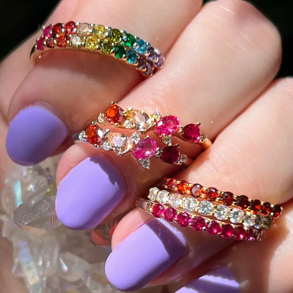 The Legacy Ring - Lesbian Pride Flag - Image 4