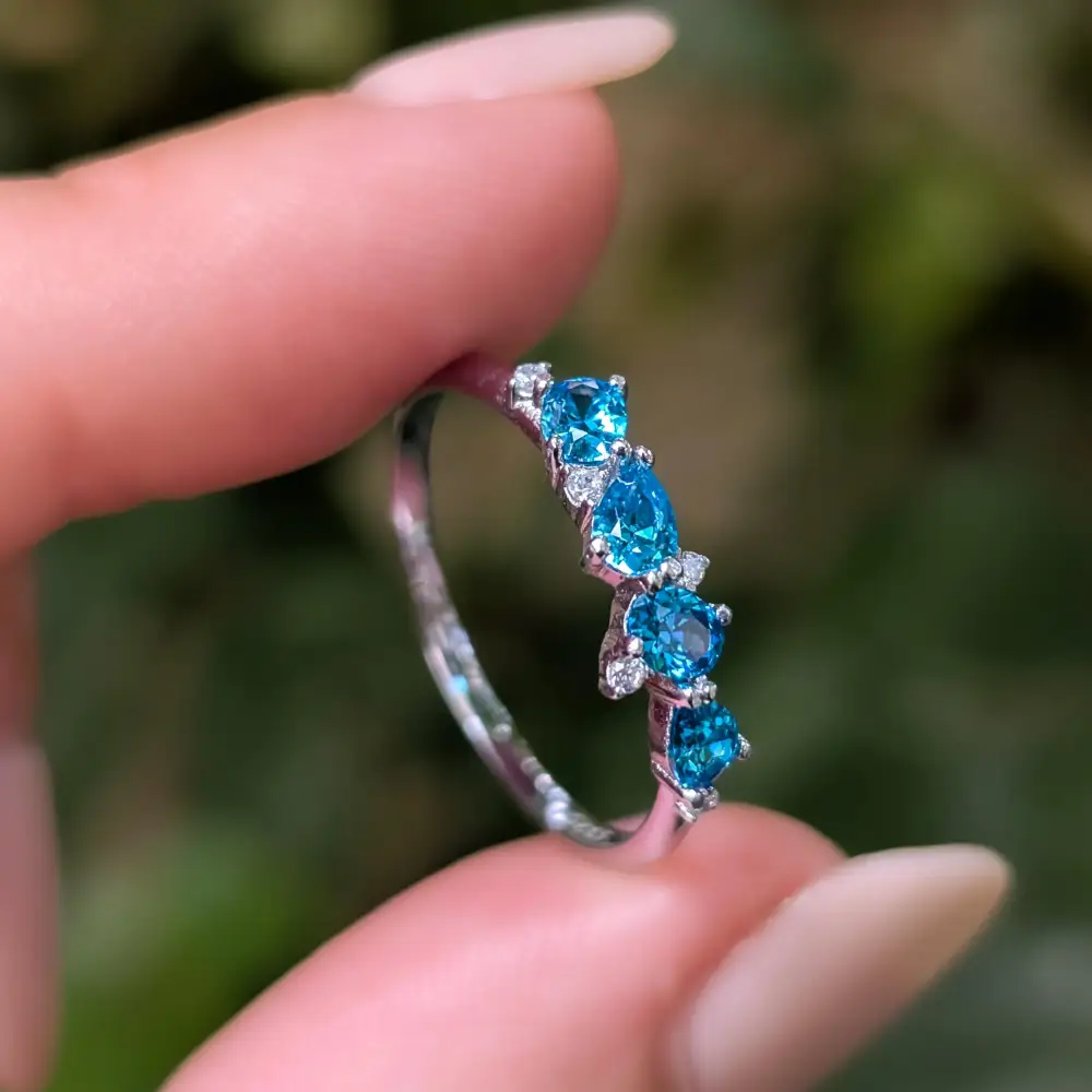 The Legacy Ring - London Blue Topaz - Image 4