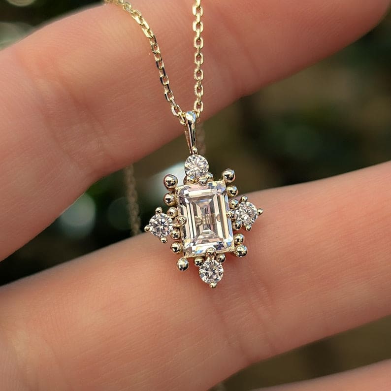 The Marielle - Moissanite Necklace - Image 11