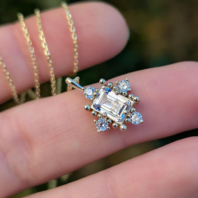 The Marielle - Moissanite Necklace - Image 12
