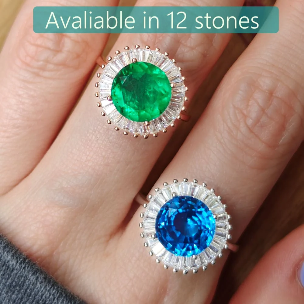 The Sunburst Gemstone Ring - Image 2