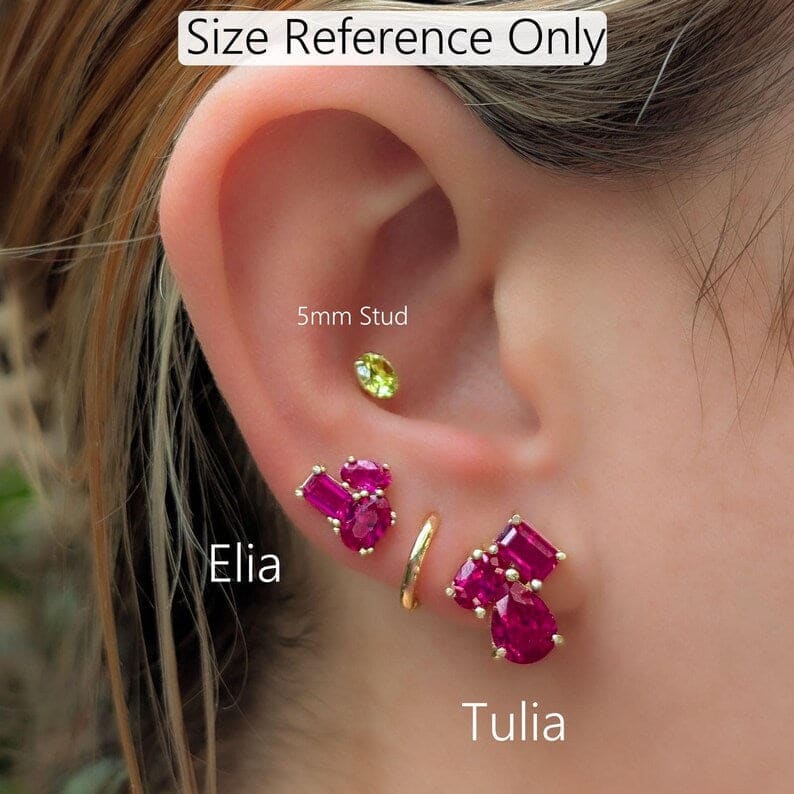 The Tulia - Fall Cluster Studs - Image 3