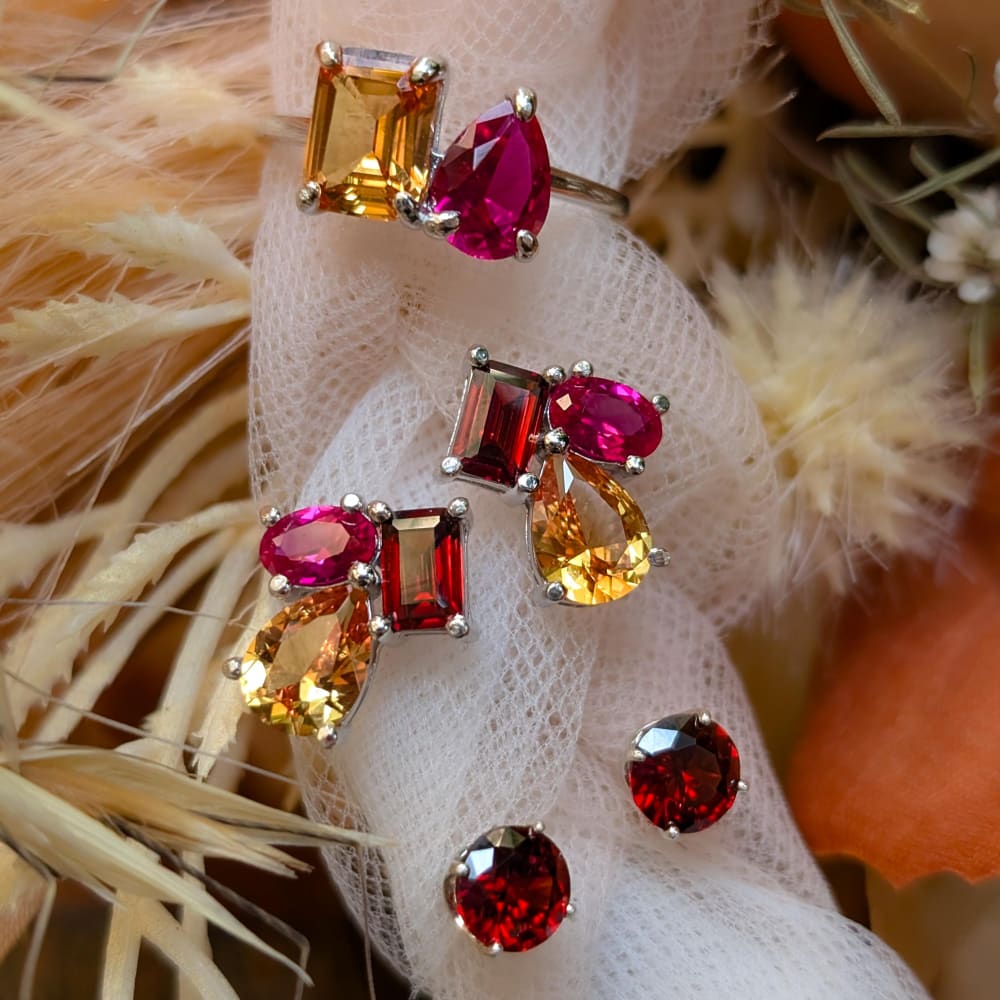 The Tulia - Fall Cluster Studs - Image 7
