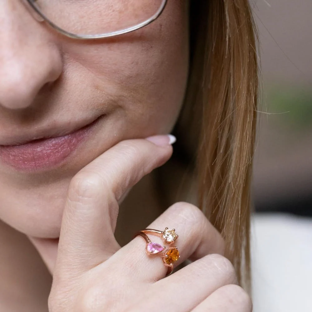 Three Stone Family Ring - Image 5
