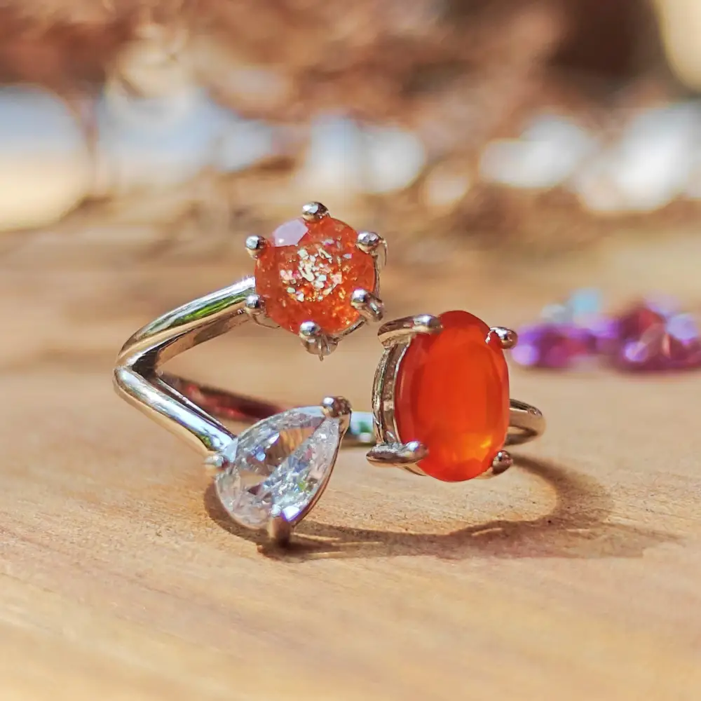 Three Stone Family Ring - Image 8