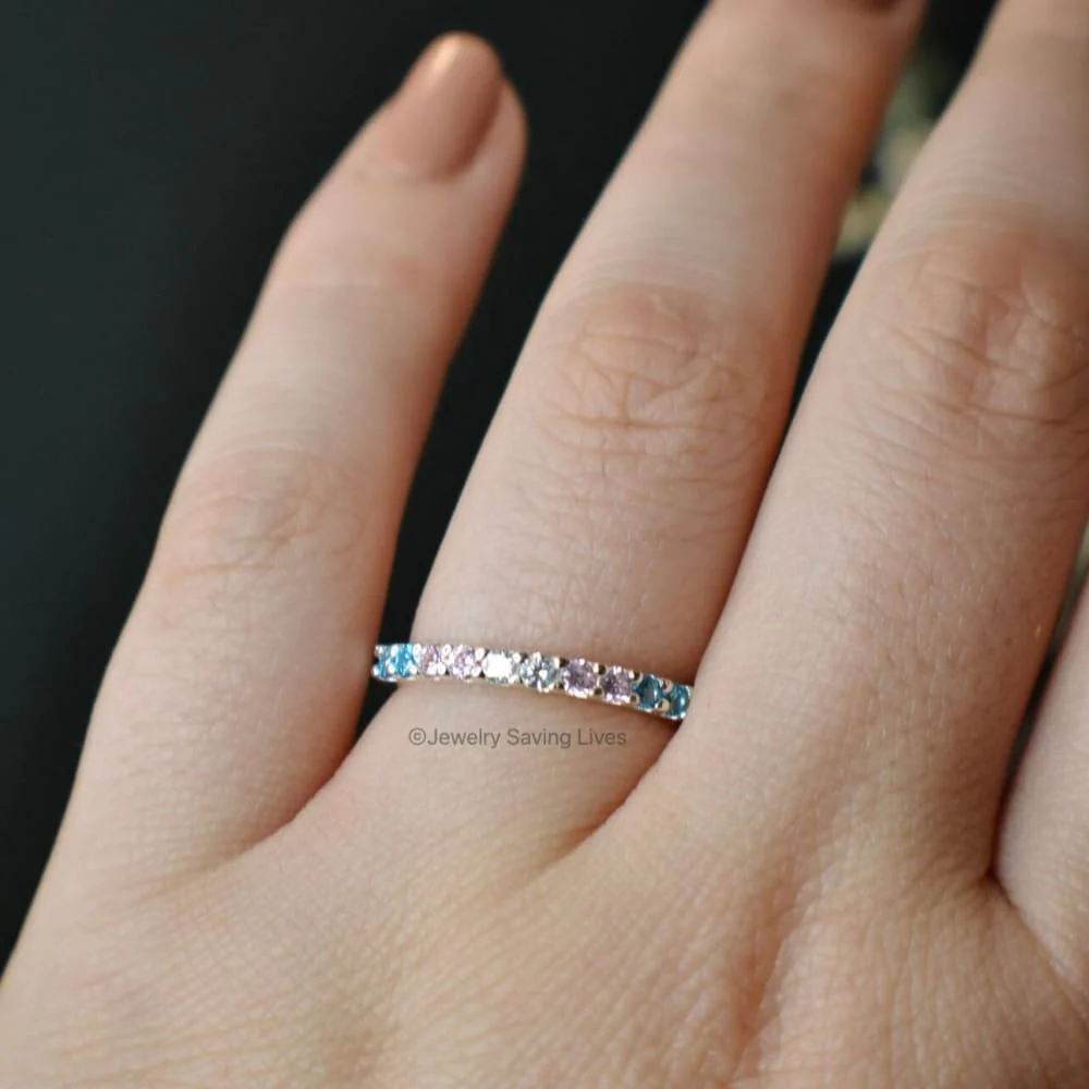 Trans Half Eternity Band - Image 5
