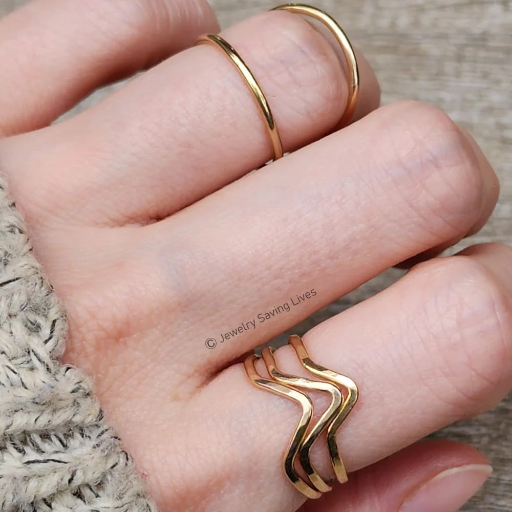 V Stacking Ring - Image 7